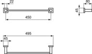  45  Ideal Standard IOM Square E2196AA  , 