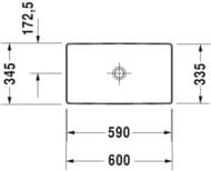  Duravit DuraSquare 600345 .,    ,   2355600000