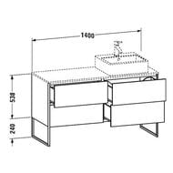     Duravit XSquare 1400538548 , 4 ,   XS4923R2222