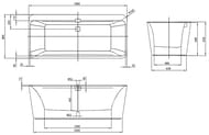   Villeroy & Boch SQUARO EDGE 12 (1800800595)     UBQ180SQE7PDV-01