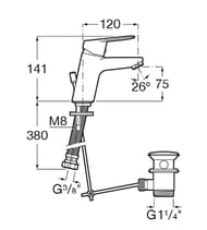    Roca Alfa ,   75,  ,  75A3P25C0M