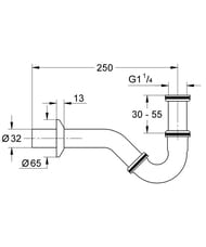    GROHE 1 1/4" ,  28946000