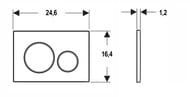 GEBERIT Sigma20  ,  ,  /   115.882.DW.1