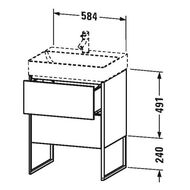    Duravit XSquare 584397460 , 2 ,   XS444202222