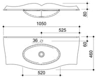    Caprigo  100 (1050x460x150)   ,  OW15-11014-(G)