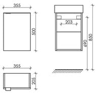    SANCOS Mini (355x205x500) , ,   MN35WL