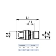   TECElogo 25  3/4",  ,  8610106