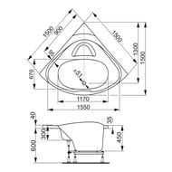   VAGNERPLAST ATHENA 150 (15001500450) ,  VPBA150ATH3E-04