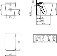   Ideal Standard BLEND CUBE 365565400 ,  T368801