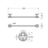  ART&MAX Antic Crystal 65  :  AM-E-2624SJ-Br