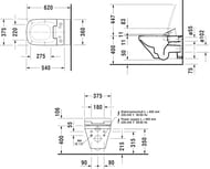   DURAVIT DuraStyle 376620345  ,  - SensoWash 2542590000