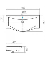  Aquaton  100 1WH302502 1000x480x180, ,   ,  