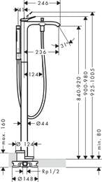  Hansgrohe Vivenis 75445000   , , 