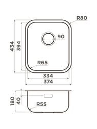  Omoikiri OMI 38-U/I-IN (374434180)  /, . 4997435