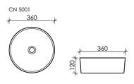   Ceramicanova Element 360360120 ,  /.   CN5001