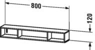  Duravit L-Cube 800120140 3 , .,   LC120001818