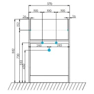    AQUATON  60 1A235901LH010 570x496x860   , 2 , 