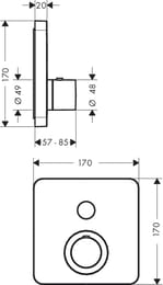    Axor ShowerSelect 36705000 , , 1 ., 