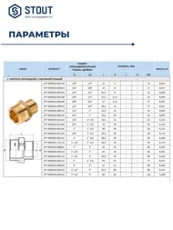  STOUT 3/4"1/2", ,  , .SFT-0004-003412