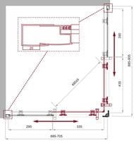   BelBagno Uno (9007001950) UNO-195-AH-2-90/70-C-Cr , /