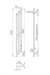  Indigo Sky Pro 150/170 ,   ,   LSKPRE150-17BRRt