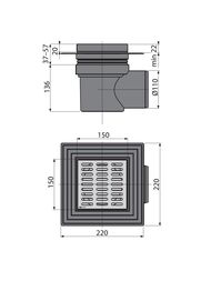   Alcaplast APV12 (150x150/110) .,  .,  