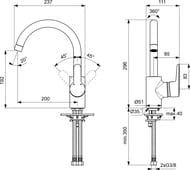    Ideal Standard Connect Blue B9932AA ,  R-, :