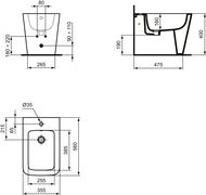   Ideal Standard BLEND CUBE 355560400 ,  , T368901