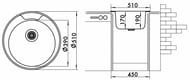   Ukinox Favorit D510  .  0,8,  3 1/2, FAP 510 -GT8K 0C