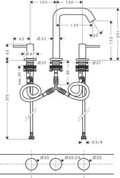  Hansgrohe Tecturis S  ,   3 , .  73330140