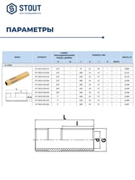  STOUT 3/4"x100, , .SFT-0032-034100