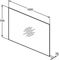  Ideal Standard MIRROR&LIGHT (1000700)  4- ,  T3337BH