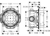  Hansgrohe Metris 31456000+01800180  ,  (   )