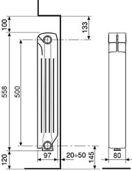   Fondital Aleternum B4 500/100 (97558)  ,  14 , 2672,6 