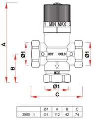    FAR 1"  FA 3950 1