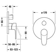  Duravit B.1     ,     B15210018010