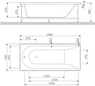   AM.PM Spirit 170x75 ,     W72A-170-075W-A2