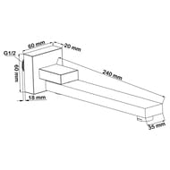  Swedbe Platta  1/2'',   5512B