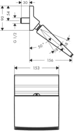   Hansgrohe Raindance Rainfall Stream 150,  26443000