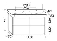     Burgbad Iveo 1200492721 LED, , 4 ,  SFFY120F2833G0169