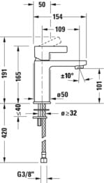    Duravit D-Neo EcoStart M DE1021002010 165 , ,  /., 