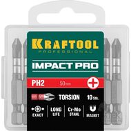   KRAFTOOL Impact Pro Philips PH2, 50, 10,    26191-2-50-S10