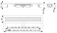   Alcaplast APZ101-300 c  L=300 H=55 .,  .