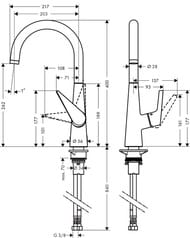  Hansgrohe Talis M51   260    72810000