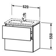    Duravit L-Cube 620550391 , 2 ,  . LC625605151