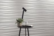   Atlas Concorde 3D Wall Design Ribbon White Matt (400800) , 8SBW (..)