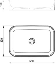 ! RAVAK CERAMIC 550 R SLIM (550370) ,  , 