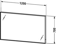  Duravit L-Cube 120070067  4- , ,   LC7383018180000