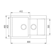  TEKA CLIVO 60 B-TQ 1 1/2 B 1D MARBLE WHITE 40148024 (800495) , . ,