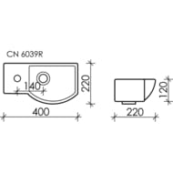   Ceramicanova Element 400220120 , ,  CN6039R